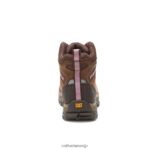 ALLY 防水コンポジットトゥワークブーツ 茶色 女性 N2JB0V282 Caterpillar |ワークブーツ - 画像 (4)