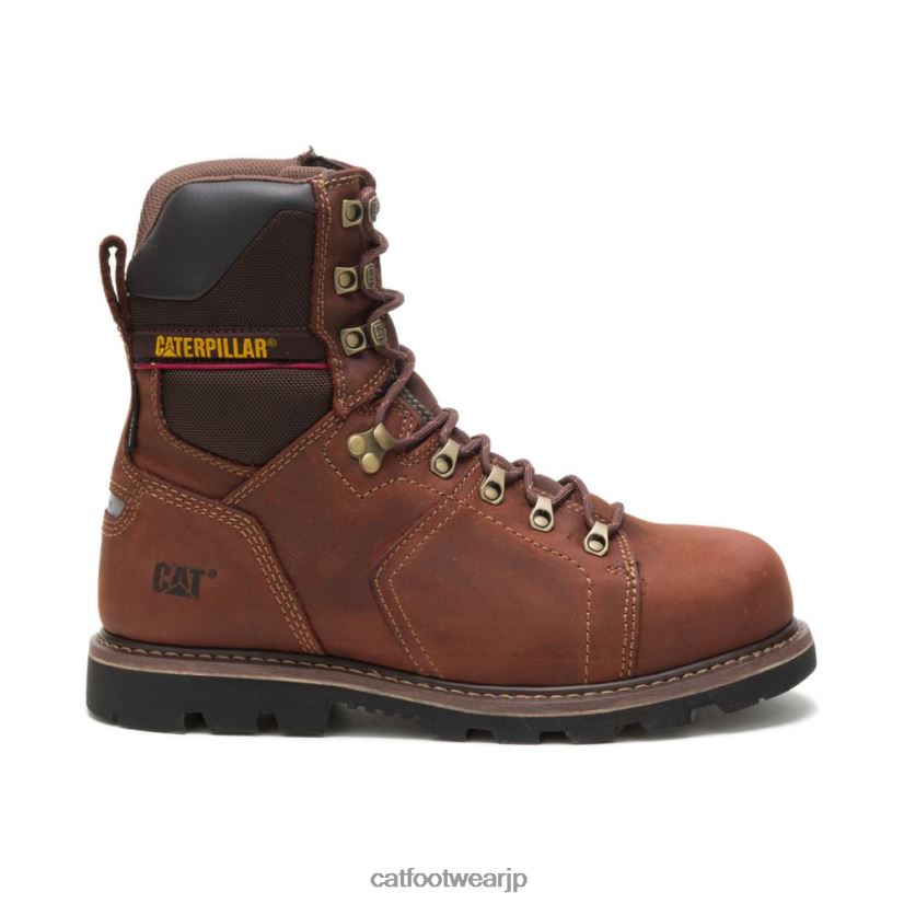 e382a2e383a9e382b9e382ab_2_0_8_e382a4e383b3e38381_e998b2e6b0b4e382b7e383b3e382b5e383ace383bce38388_e382b9e38381e383bce383ab.jpg アラスカ 2.0 8 インチ 防水シンサレート スチールトゥ ワークブーツ クルミ 男性 N2JB0V32 Caterpillar |ワークブーツ - 画像 (1)
