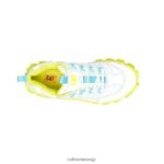 イントルーダースーパーチャージャーシューズ 明るい白/淡いライムイエロー 男性 N2JB0V121 Caterpillar |カジュアルな分厚いスニーカー - 画像 (7)