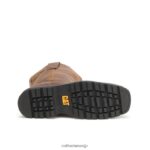 ウェルストン プルオン スチールトゥ ワークブーツ ダークブラウン 男性 N2JB0V29 Caterpillar |ワークブーツ - 画像 (5)
