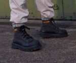 オマハブーツ 黒 男性 N2JB0V198 Caterpillar X Nigel Cabourn |カジュアルブーツ - 画像 (2)