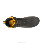 キャットエッジ 防水ナノトゥ ワークブーツ 黒 男性 N2JB0V73 Caterpillar |ワークブーツ - 画像 (6)
