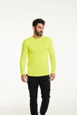 クールマックス長袖Tシャツ ハイビズイエロー 男性 N2JB0V233 Caterpillar |トップス＆アウター - 画像 (2)