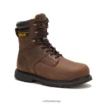 サルボ 8 インチ 防水スチールトゥ シンサレート ワークブーツ ダークブラウン 男性 N2JB0V68 Caterpillar |ワークブーツ - 画像 (2)