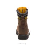サルボ 8 インチ 防水スチールトゥ シンサレート ワークブーツ ダークブラウン 男性 N2JB0V68 Caterpillar |ワークブーツ - 画像 (4)