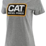 ディーゼルパワーティー グレー 女性 N2JB0V313 Caterpillar |トップス＆アウター