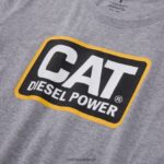ディーゼルパワーティー グレー 女性 N2JB0V313 Caterpillar |トップス＆アウター - 画像 (3)
