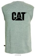 トレードマークのノースリーブポケットTシャツ ヘザーグレー 男性 N2JB0V231 Caterpillar |トップス＆アウター - 画像 (3)