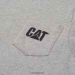 トレードマークのノースリーブポケットTシャツ ヘザーグレー 男性 N2JB0V231 Caterpillar |トップス＆アウター - 画像 (4)