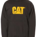 トレードマークのフード付きスウェットシャツ 黒 男性 N2JB0V217 Caterpillar |トップス＆アウター