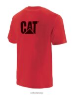 トレードマークのポケットTシャツ 赤 男性 N2JB0V236 Caterpillar |トップス＆アウター - 画像 (2)