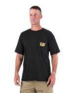 トレードマークのポケットTシャツ 赤 男性 N2JB0V236 Caterpillar |トップス＆アウター - 画像 (3)