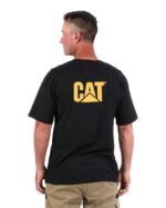 トレードマークのポケットTシャツ 赤 男性 N2JB0V236 Caterpillar |トップス＆アウター - 画像 (4)