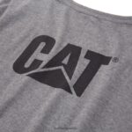トレードマークのTシャツ グレー 女性 N2JB0V310 Caterpillar |トップス＆アウター - 画像 (4)