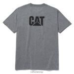 トレードマークのTシャツ ダークヘザーグレー 男性 N2JB0V213 Caterpillar |トップス＆アウター - 画像 (4)