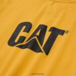 トレードマークのTシャツ 黄色 男性 N2JB0V211 Caterpillar |トップス＆アウター - 画像 (4)