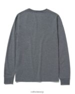 トレードマークバナー長袖Tシャツ ダークヘザーグレー 女性 N2JB0V320 Caterpillar |トップス＆アウター - 画像 (4)