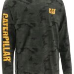 トレードマークバナー長袖Tシャツ ナイトカモ 男性 N2JB0V226 Caterpillar |トップス＆アウター