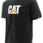 トレードマークロゴTシャツ 黒 男性 N2JB0V242 Caterpillar |トップス＆アウター