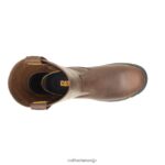 ドローバープルオンワークブーツ サマーブラウン 男性 N2JB0V56 Caterpillar |ワークブーツ - 画像 (6)