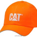 ハイビズトレードマークのキャップ オレンジ 男性 N2JB0V253 Caterpillar |帽子