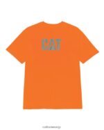 ハイビズトレードマークのポケットTシャツ オレンジ 男性 N2JB0V214 Caterpillar |トップス＆アウター - 画像 (4)