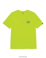 ハイビズトレードマークのポケットTシャツ メンズイエロー 男性 N2JB0V215 Caterpillar |トップス＆アウター - 画像 (4)