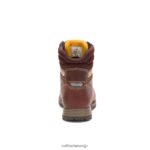 ペイズリー柄 6インチ ワークブーツ 黄褐色の 女性 N2JB0V274 Caterpillar |ワークブーツ - 画像 (4)