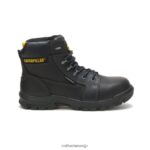 吸収性防水複合つま先ワークブーツ 黒 女性 N2JB0V267 Caterpillar |ワークブーツ