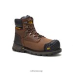 掘削機 XL 6 インチ防水コンポジットつま先ワークブーツ ダークブラウン 男性 N2JB0V26 Caterpillar |ワークブーツ - 画像 (2)