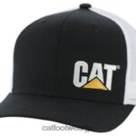猫のトレードマークのトラッカーハット 黒 男性 N2JB0V256 Caterpillar |帽子
