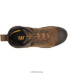 防水スチールトゥワークブーツ リアルブラウン 男性 N2JB0V20 Caterpillar X Accomplice |ワークブーツ - 画像 (6)