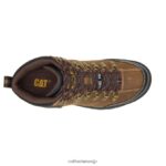 限界防水スチールトゥワークブーツ リアルブラウン 男性 N2JB0V11 Caterpillar |ワークブーツ - 画像 (6)