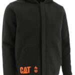 難燃性ミッドウェイトフルジップパーカー 黒 男性 N2JB0V238 Caterpillar |トップス＆アウター
